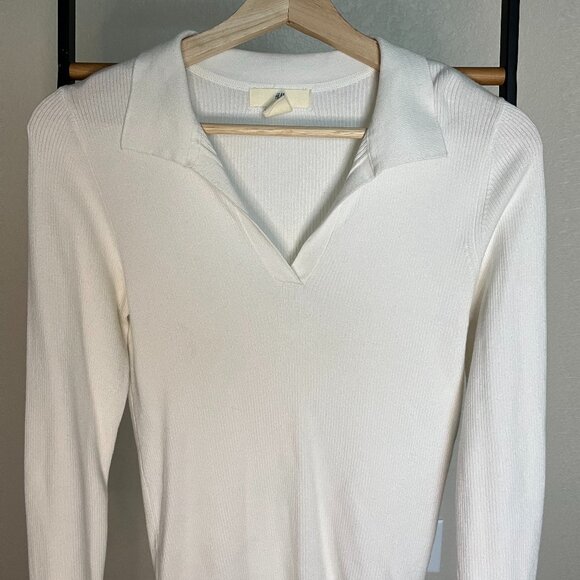 White H&M Sweater Size M - Picture 5 of 9